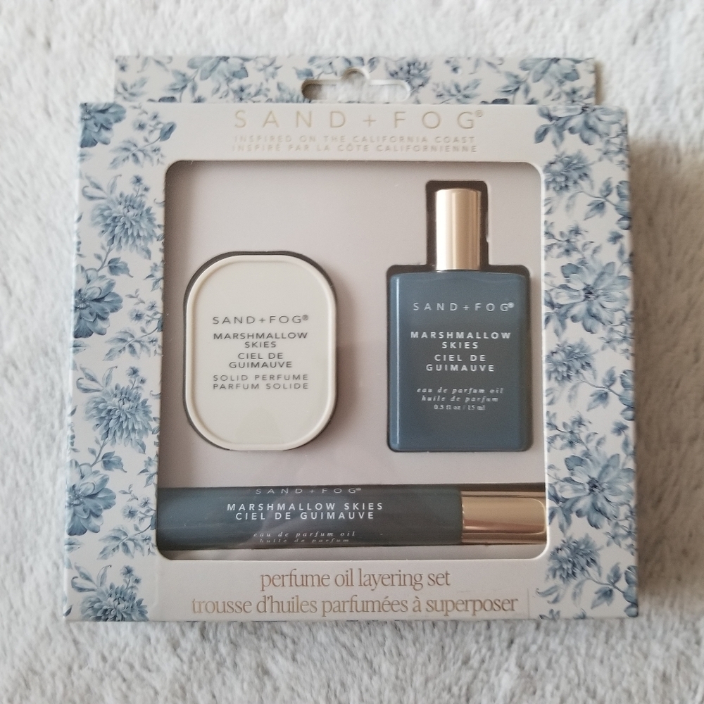 SAND + FOG Marshmallow Skies Perfume Oil Layering Set